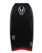 Tabla de Bodyboard NMD Max Castillo NRG+ ISS en color negro metalizado y gris oscuro deck