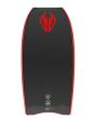 Tabla de Bodyboard NMD Max Castillo NRG+ ISS en color negro metalizado y gris oscuro slick