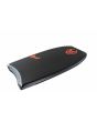 Tabla de Bodyboard NMD Element PE HD Negro-Rojo Flúor cola creciente