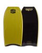 Tabla de Bodyboard Sniper Iconic NRG Moz Series 41" en color amarillo y negro 