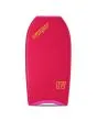 Bodyboard Turbo IV PP Rojo/Blanco - Vista frontal con logo y cola creciente