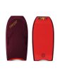 Tabla de Bodyboard Turbo The Six PP Granate/Rojo