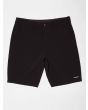 Pantalón corto híbrido Volcom Bohnes Surf'N'Turf 20" negro para hombre frontal 