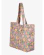 Bolsa de playa Roxy Anti Bad Vibes 24 Litros con estampado floral lateral