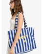 Mujer con Bolsa de playa Roxy Fairy Beach Azul al hombro