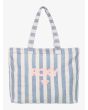 Bolsa de playa Roxy Fairy Beach Azul con estampado a rayas para mujer