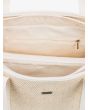 Bolsa de playa Roxy Seas the day 26 litros color natural bolsillo cremallera