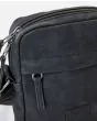 Bolso bandolera Rip Curl Classic Leazard No Idea Pouch negro para hombre cremallera