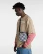 Hombre con Bolso de hombre Vans Go Getter con estampado checkerboard Negro y Blanco Unisex