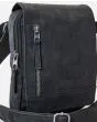 Bolso bandolera Rip Curl Leazard Pouch negro para hombre cremallera