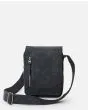 Bolso bandolera Rip Curl Leazard Pouch negro para hombre