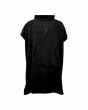 Toalla con capucha Lightning Bolt Poncho negro Unisex