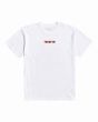 Camiseta de manga corta Rvca Smith Street Boltz SS para hombre blanca Frontal 2