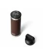 Botella térmica aislante Yeti Rambler Bottle 18oz - 532ml Marrón Wetlands Brown abierta