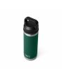 Botella Termo Yeti Rambler 18oz con tapón antifugas Chug color Verde Black Forest Green asa TripleHaul