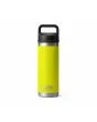 Botella termo Yeti Rambler 18oz con tapón Chug Cap color Firefly Yellow