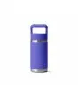 Botella de agua Yeti Rambler Jr 12oz Kids Ultramarine Violet para niños posterior