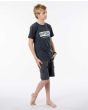 Camiseta de Manga Corta Rip Curl Boxed para niño 8-16 años negra derecha