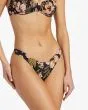 Mujer con Braguita de Bikini Billabong Hooked On Tropics Hike Negro Floral