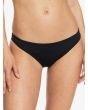 Mujer con braguita de bikini de cobertura moderada Roxy Beach Classics Negro Antracita