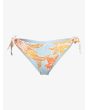 Braguita de bikini Roxy Island In the Sun Tide Side azul con estampado floral para mujer