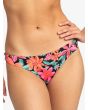 Mujer con Braguita de Bikini de cintura baja Roxy Printed Beach Classics Tanga Antracita Floral