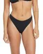 Mujer con Braguita de Bikini Volcom Simply Seamless Skimpy Negra
