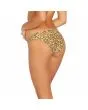 Mujer con Braguita de Bikini tipo boxer Volcom Yess Leopard Hipster Animal Print lateral 