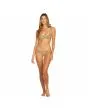 Mujer con Braguita de Bikini tipo boxer Volcom Yess Leopard Hipster Animal Print conjunto