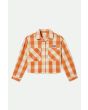 Sobrecamisa Brixton Utopia Tangerine Gingham para mujer