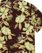 Camisa de manga corta Deus Ex Machina Broadus Shirt Marrón para hombre estampado tropical