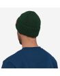 Hombre con Gorro de lana Patagonia Brodeo Beanie verde Unisex posterior
