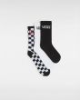 Pack 3 pares de Calcetines altos Vans Kids Classic Negro Blanco Checkerboard para niño