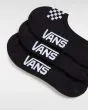 Calcetines Invisibles Vans Youth Classic Canoodle Negros con logo blanco para niño bordado