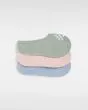 Pack 3 pares de Calcetines invisibles Vans Youth Classic Canoodle en color verde, rosa y azul para niño/a posterior