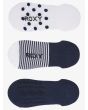 Calcetines cortos Roxy No Show Mood Indigo para mujer posterior