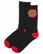 Calcetines Santa Cruz Classic Dot negros para hombre