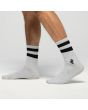 Hombre con Calcetines Santa Cruz Screaming Hand Fusion grises