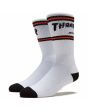 Calcetines Santa Cruz x Thrasher SC Strip Blancos para hombre