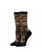 Calcetines Stance Animalistic Crew Sock Negro-Marrón estampado animal