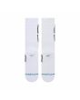 Calcetines Stance Baker Crew blancos Unisex posterior