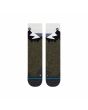 Calcetines de senderismo Stance Divide Staple en color verde, negro, gris y blanco Talla L frontal