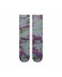 Calcetines de senderismo y trekking Stance Elation en color azul con tye die en verde y fucsia Unisex posterior