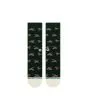 Calcetines Stance Huntin Crew verde pino con estampado de patos Unisex frontal