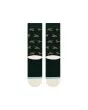 Calcetines Stance Huntin Crew verde pino con estampado de patos Unisex posterior