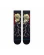 Calcetines Stance Night City Unisex en color negro y logo de Iron Maiden rojo Talla L frontal