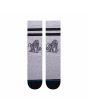 Calcetines Stance Monkey Tourist Unisex en color gris frontal