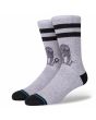 Calcetines Stance Monkey Tourist Unisex en color gris