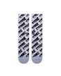 Calcetines Stance Repeater Screen Unisex en color gris y detalles en negro frontal 