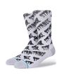 Calcetines Stance Repeater Screen Unisex en color gris y detalles en negro